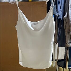 Babaton Ivory Satin Camisole Top